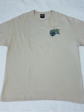 Harley-Davidson T-Shirt Mens XL Beige Waikiki Hawaii Motorcycle Graphic Tee 2016